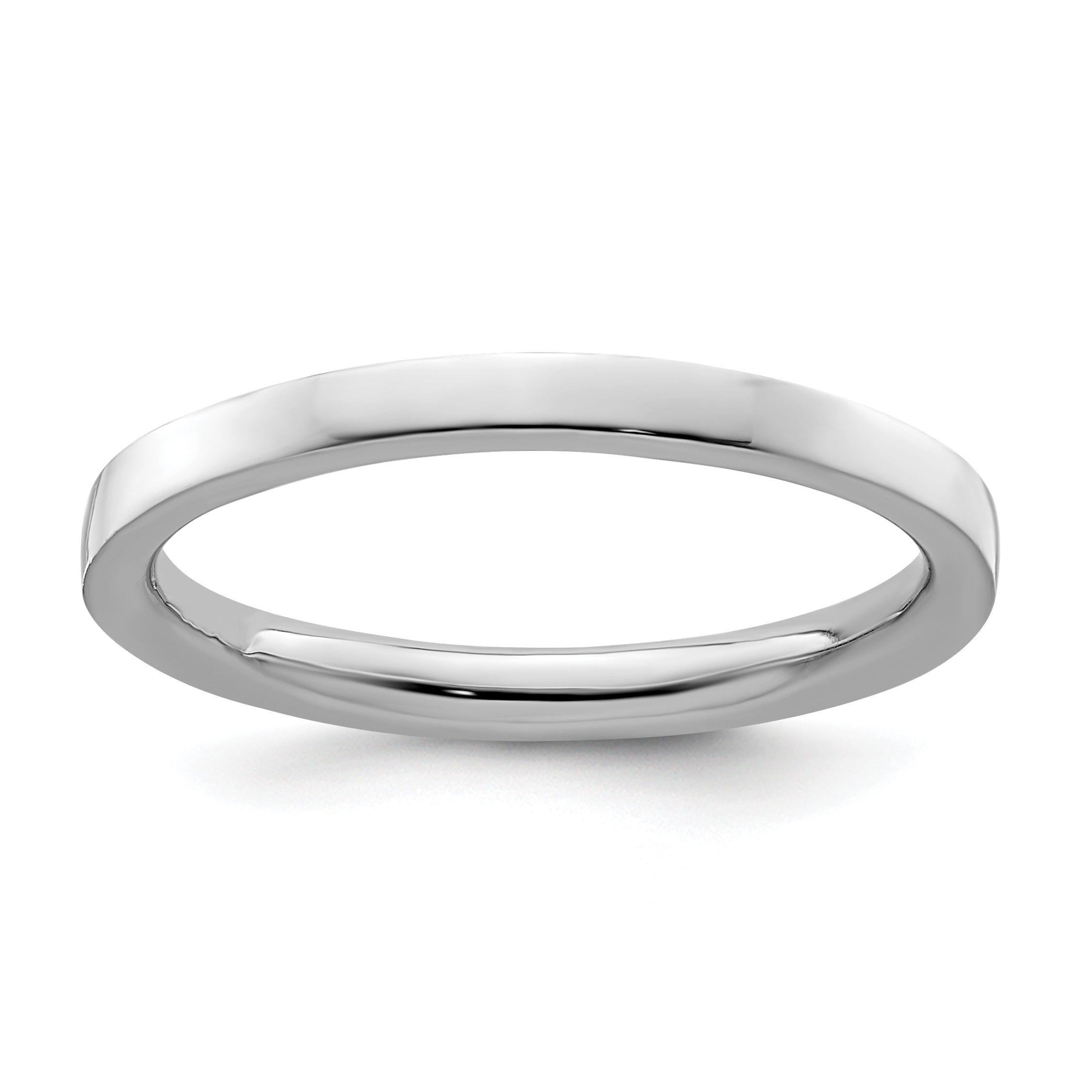 Sterlingsilber Stapelbar Expressions Rhodium Poliert Ring