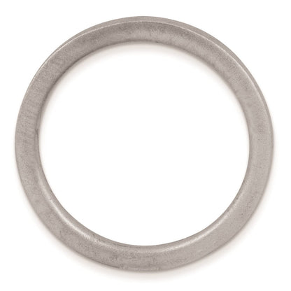 Sterlingsilber Stapelbar Expressions Schwarz Beschichtet Satiniert Ring (size 5 Nur)