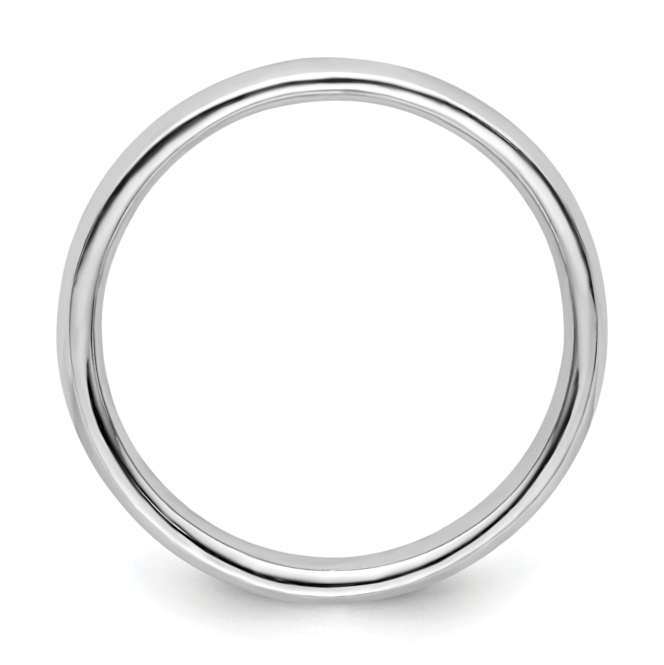 Sterlingsilber Stapelbar Expressions Rhodium Poliert Ring
