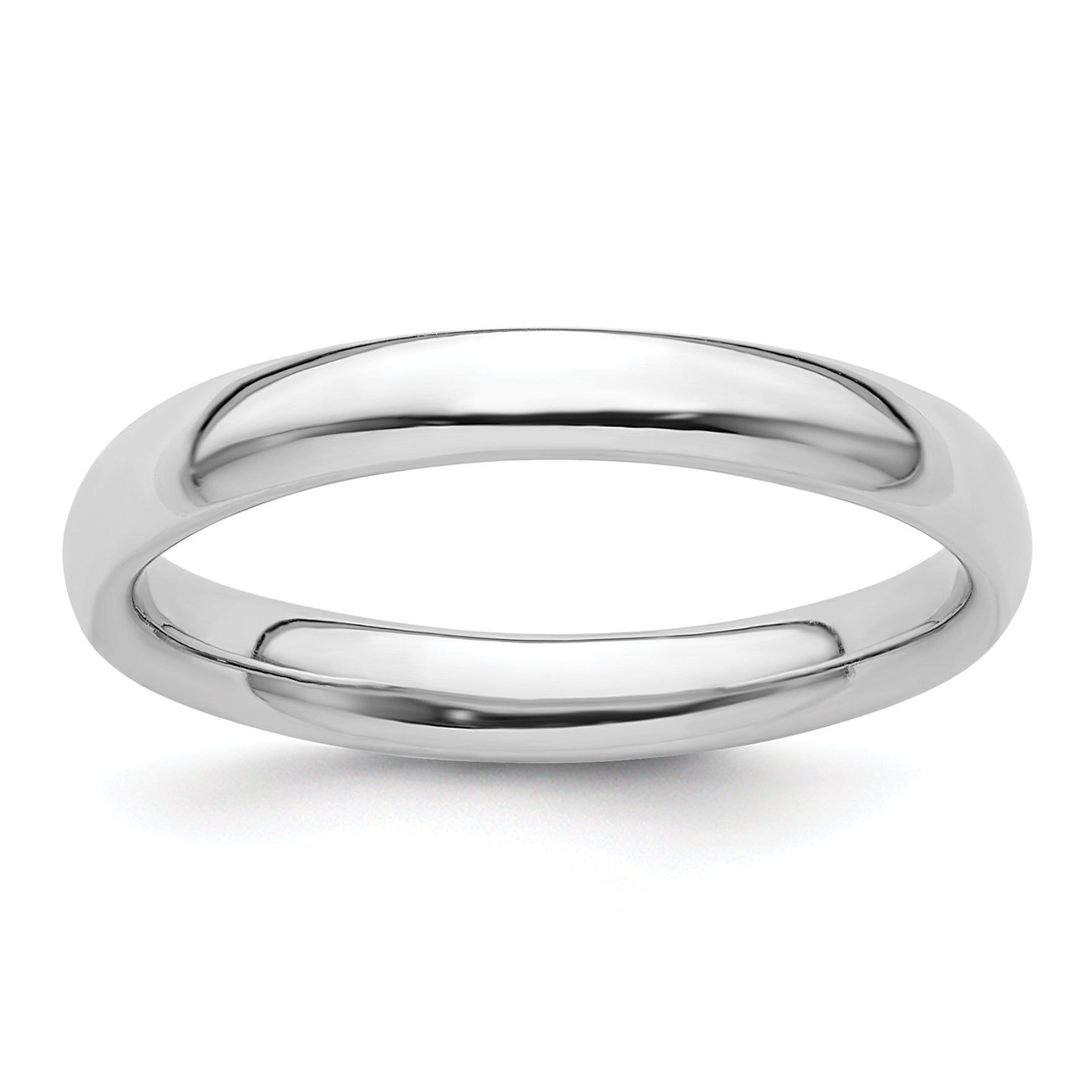 Sterlingsilber Stapelbar Expressions Rhodium Poliert Ring