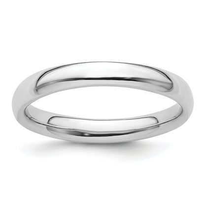Sterlingsilber Stapelbar Expressions Rhodium Poliert Ring