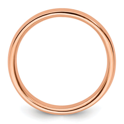 Sterlingsilber Stapelbar Expressions Rosa Beschichtet Poliert Ring