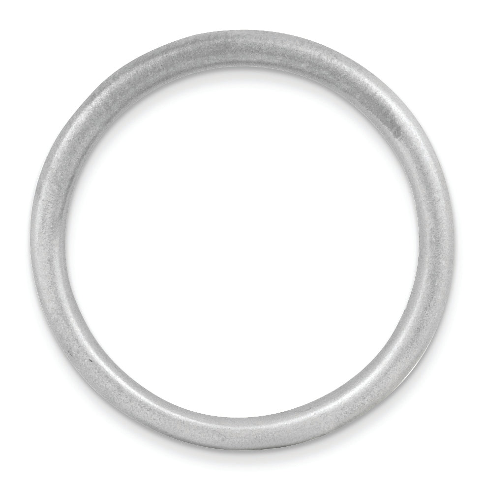Sterlingsilber Stapelbar Expressions Rhodium Satiniert Ring