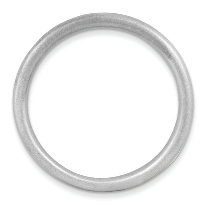 Sterlingsilber Stapelbar Expressions Rhodium Satiniert Ring
