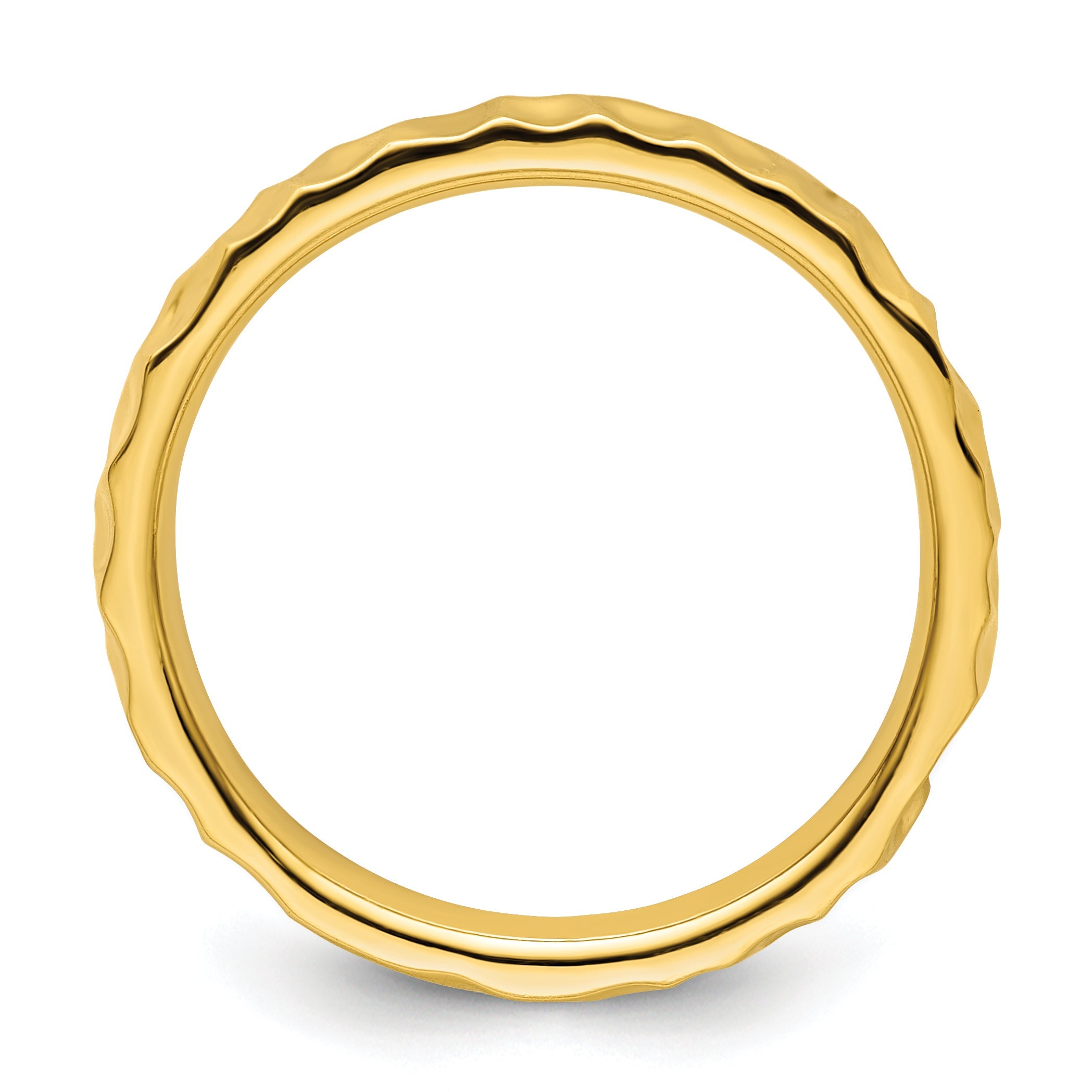 Sterlingsilber Stapelbar Expressions Vergoldet Ring