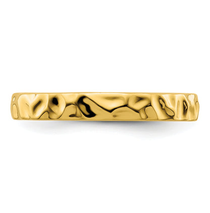 Sterlingsilber Stapelbar Expressions Vergoldet Ring