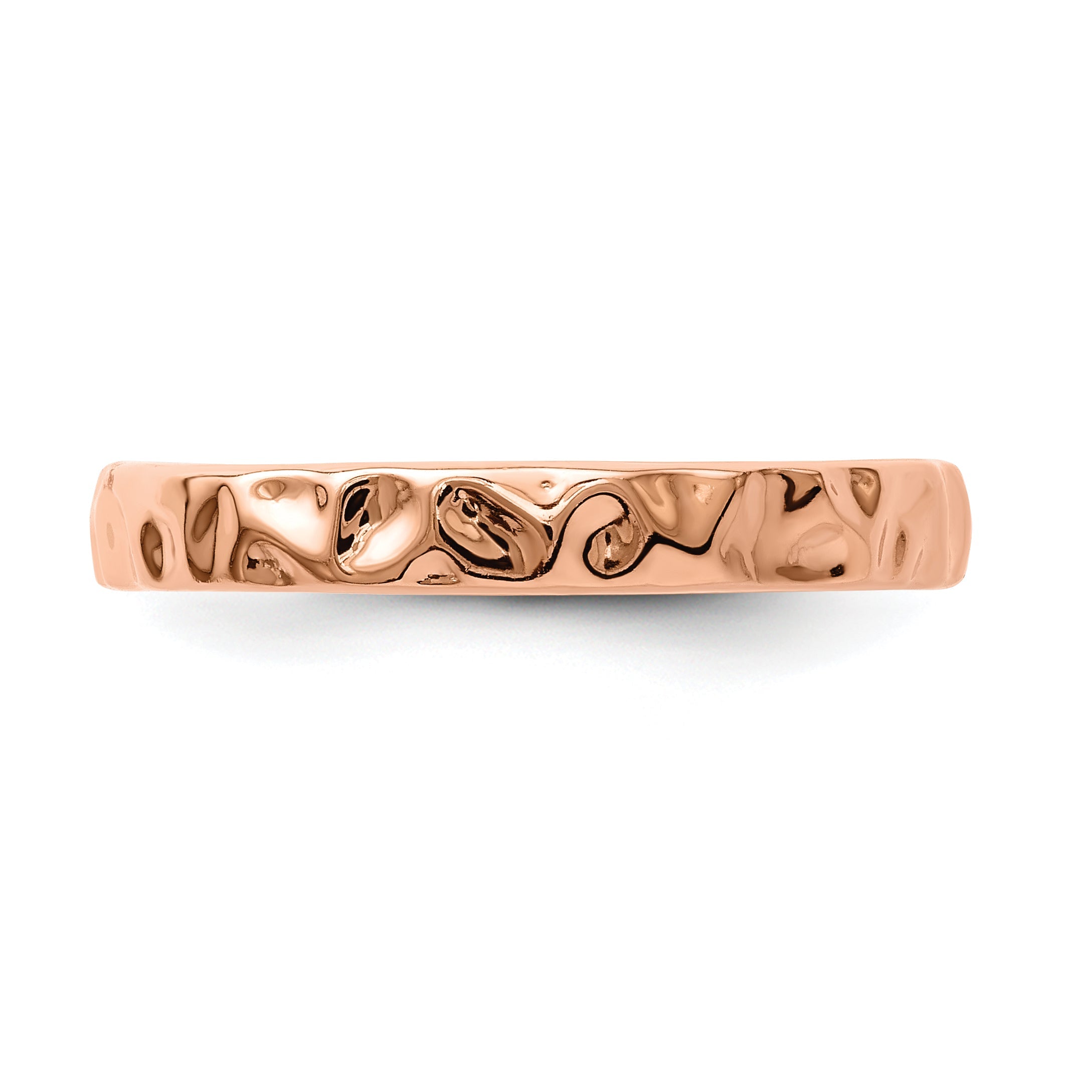 Sterlingsilber Stapelbar Expressions Rosa Beschichtet Ring
