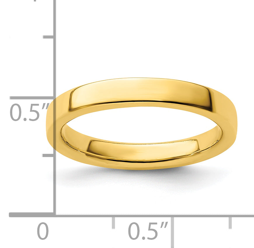 Sterlingsilber Stapelbar Expressions Vergoldet Ring