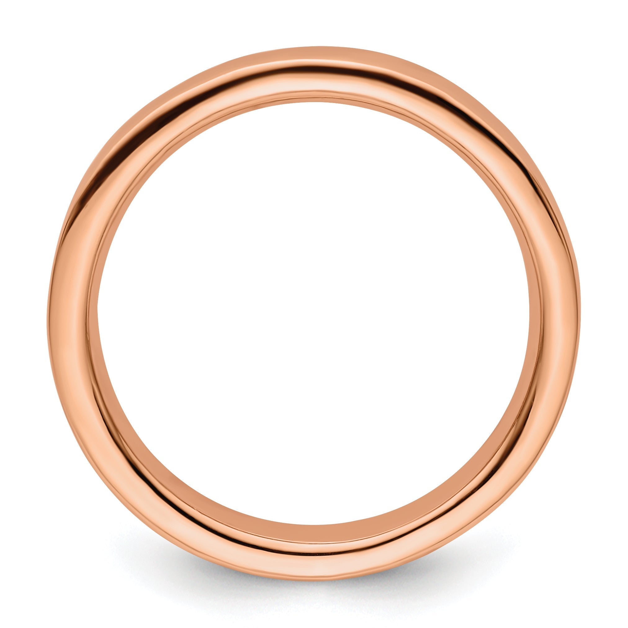 Sterlingsilber Stapelbar Expressions Rosa Beschichtet Ring