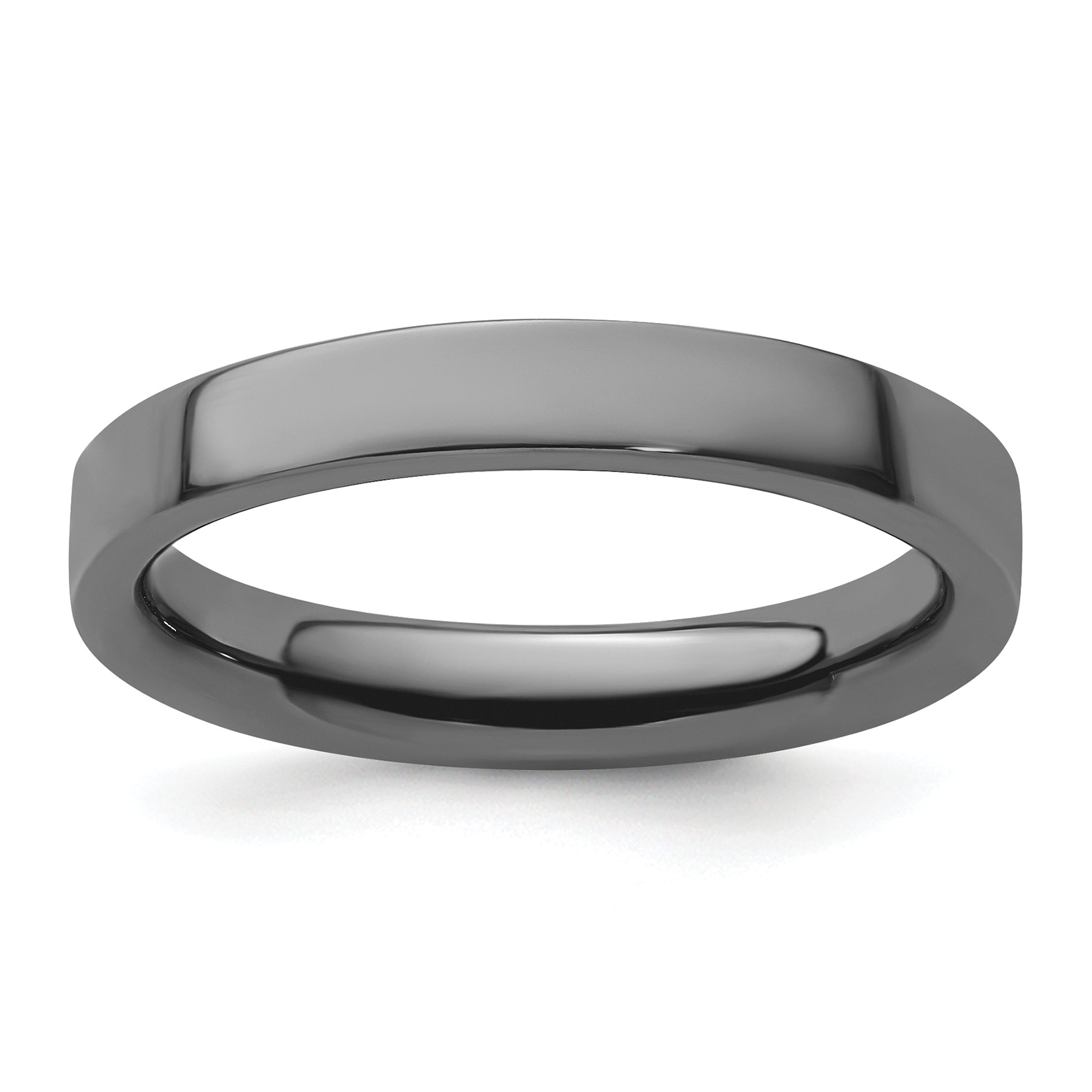 Sterlingsilber Stapelbar Expressions Schwarz Beschichtet Ring