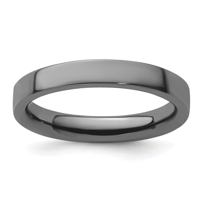 Sterlingsilber Stapelbar Expressions Schwarz Beschichtet Ring