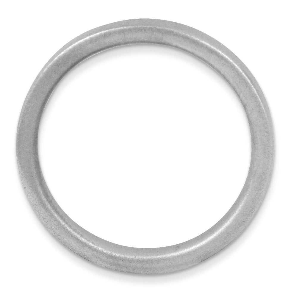 Sterlingsilber Stapelbar Expressions Rhodium Satiniert Ring