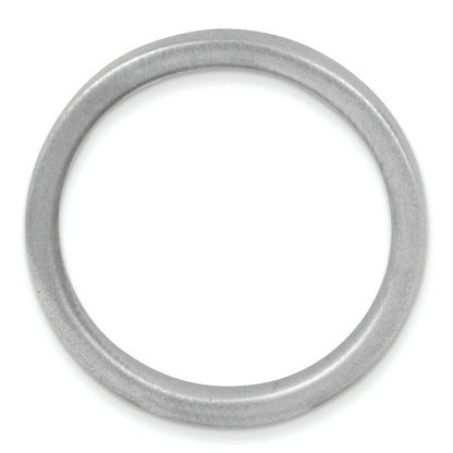 Sterlingsilber Stapelbar Expressions Rhodium Satiniert Ring