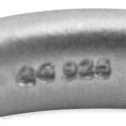 Sterlingsilber Stapelbar Expressions Rhodium Satiniert Ring