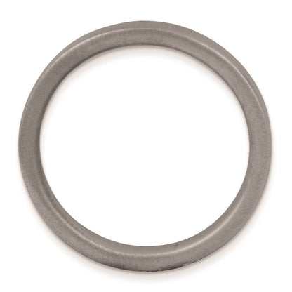Sterlingsilber Stapelbar Expressions Schwarz Beschichtet Satiniert Ring (size 10 Nur)
