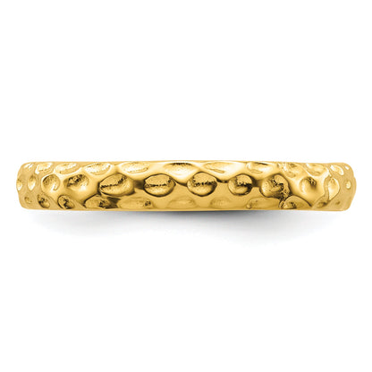 Sterlingsilber Stapelbar Expressions Vergoldet Ring