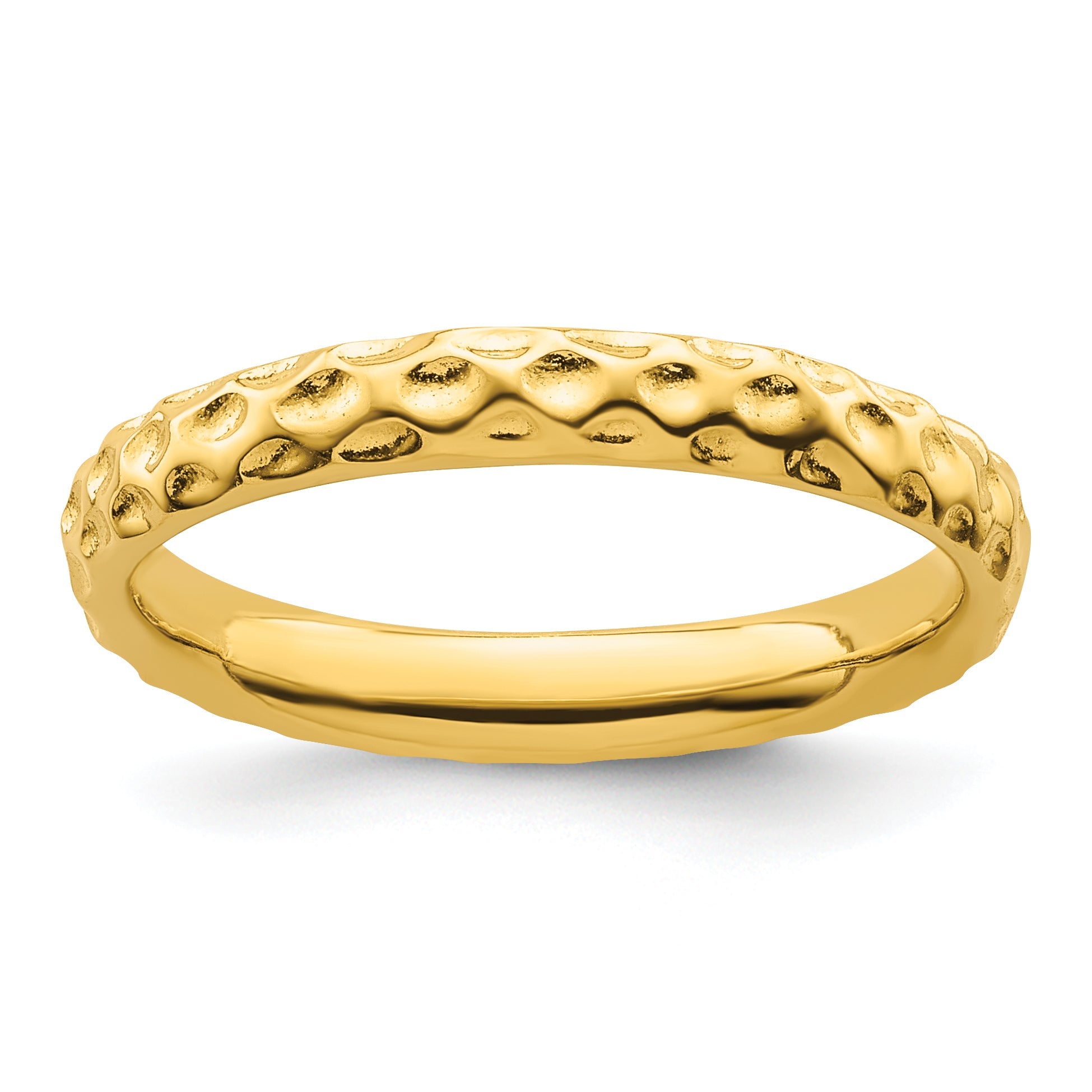 Sterlingsilber Stapelbar Expressions Vergoldet Ring