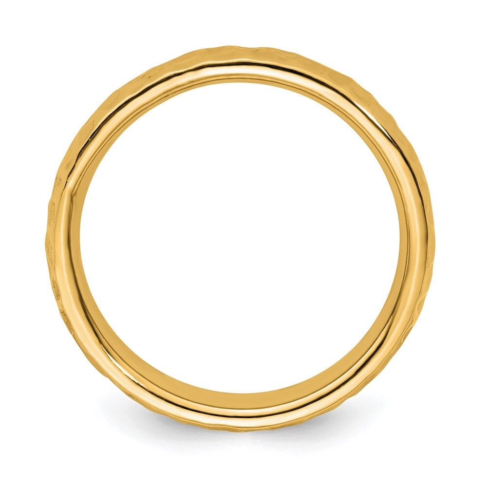 Sterlingsilber Stapelbar Expressions Vergoldet Ring