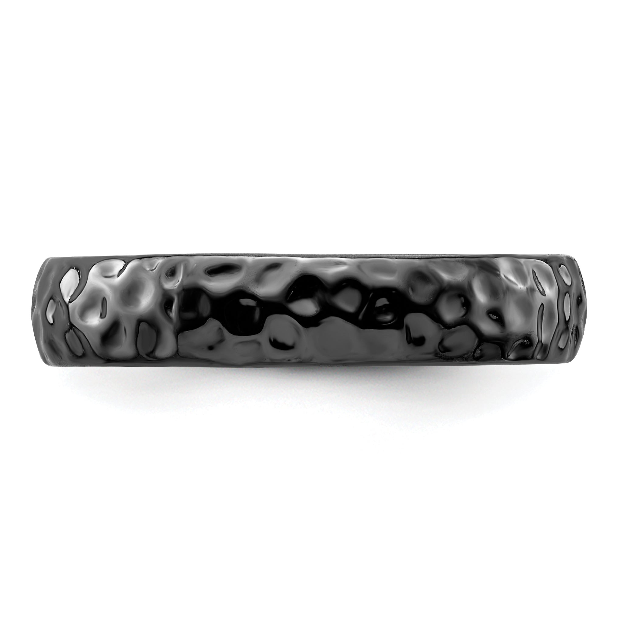 Sterlingsilber Stapelbar Expressions Schwarz Beschichtet Ring