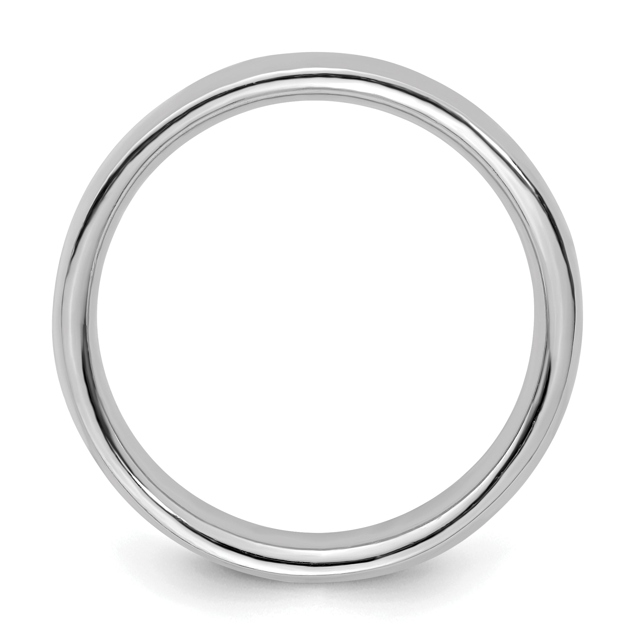 Sterlingsilber Stapelbar Expressions Rhodium Poliert Ring