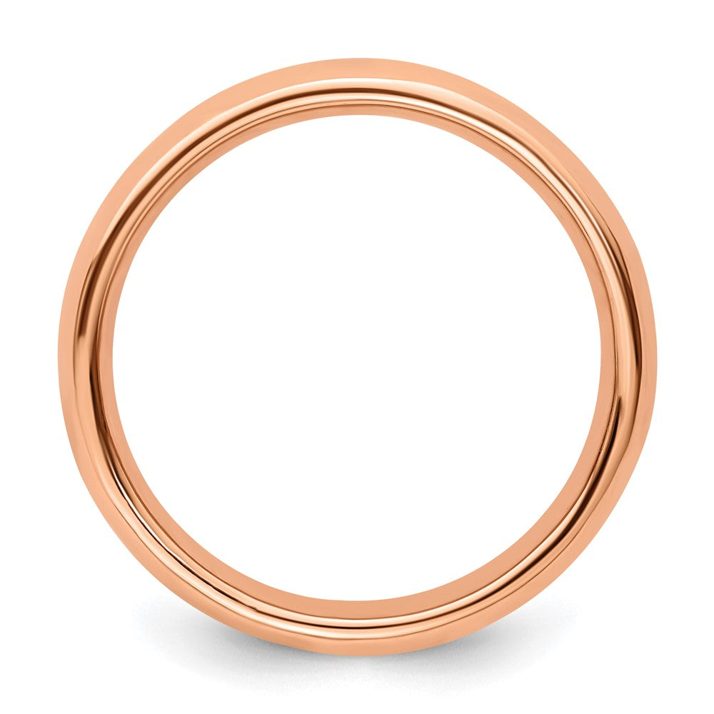 Sterlingsilber Stapelbar Expressions Rosa Beschichtet Poliert Ring