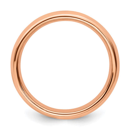 Sterlingsilber Stapelbar Expressions Rosa Beschichtet Poliert Ring