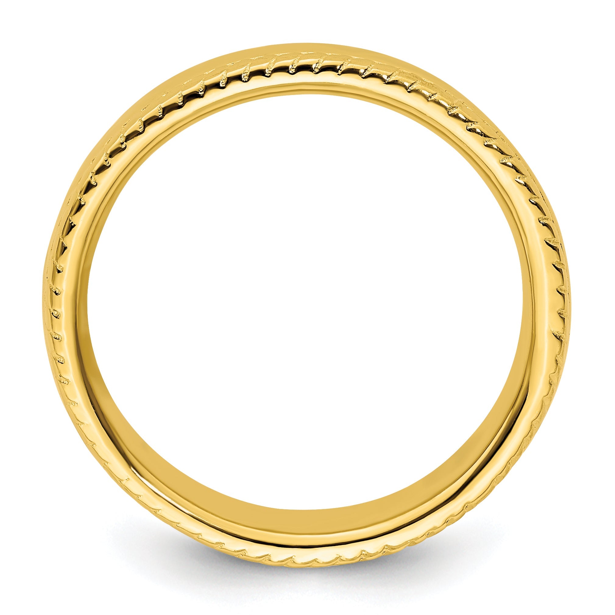 Sterlingsilber Stapelbar Expressions Vergoldet Ring