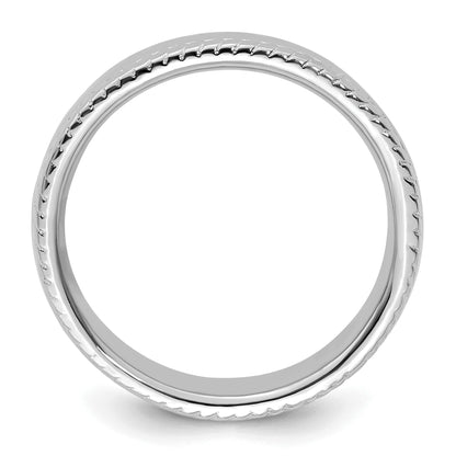 Sterlingsilber Stapelbar Expressions Rhodium Ring