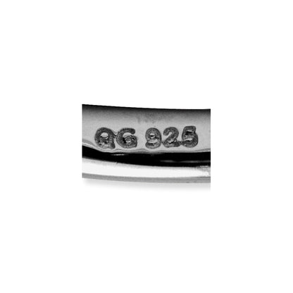 Sterlingsilber Stapelbar Expressions Schwarz Beschichtet Ring