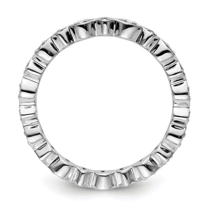 Sterlingsilber Stapelbar Expressions Diamant Ring