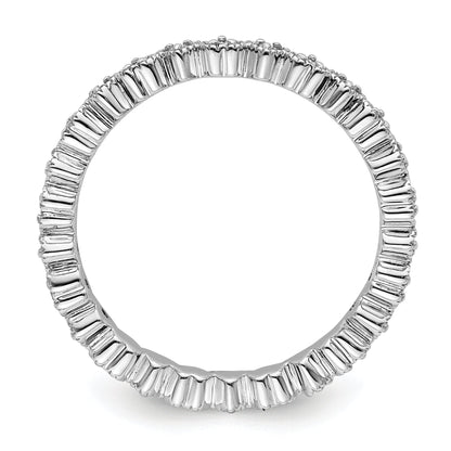 Sterlingsilber Stapelbar Expressions Diamant Herz Ring