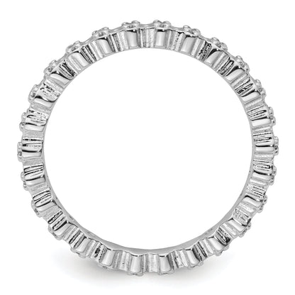 Sterlingsilber Stapelbar Expressions Diamant Ring