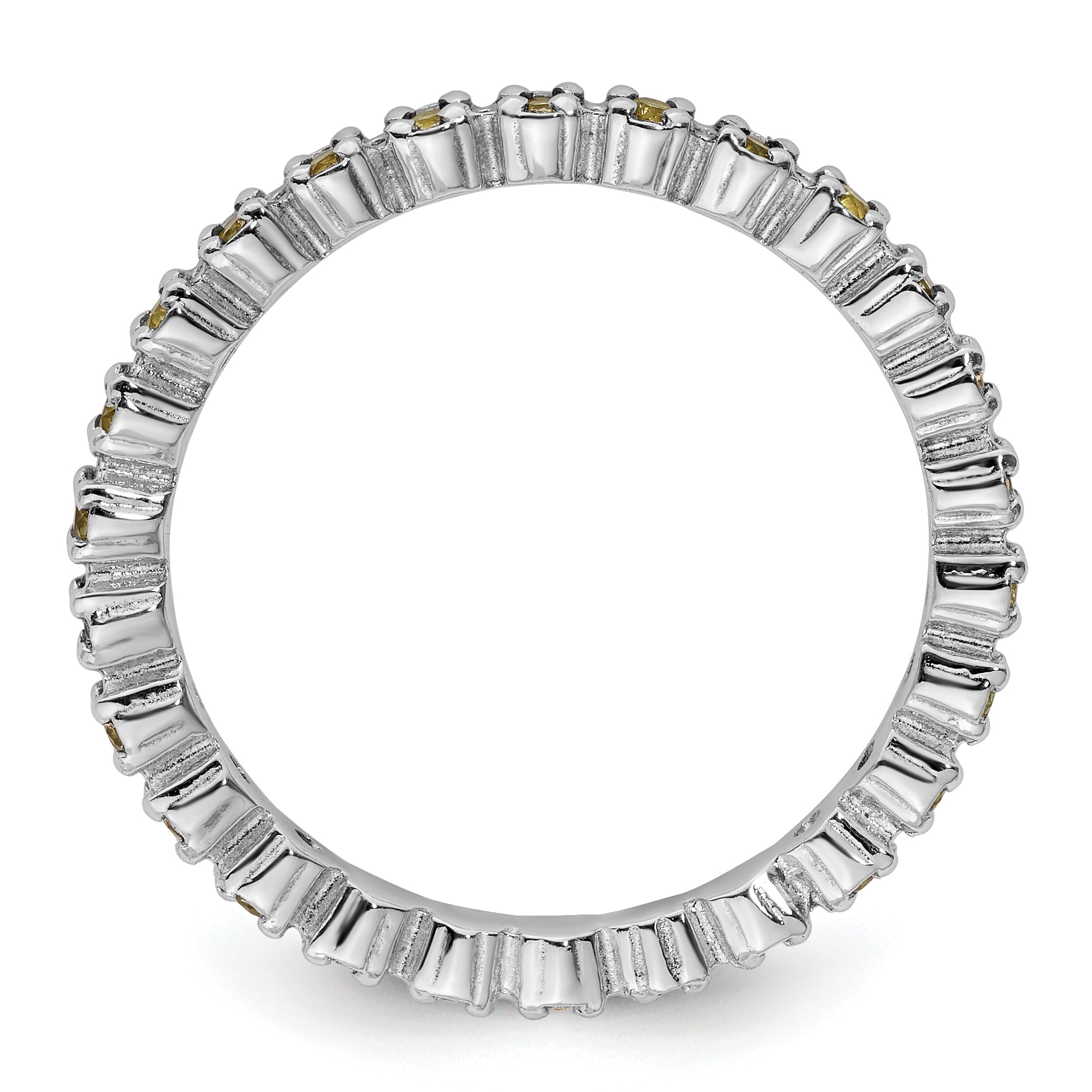 Sterlingsilber Stapelbar Expressions Peridot Ring