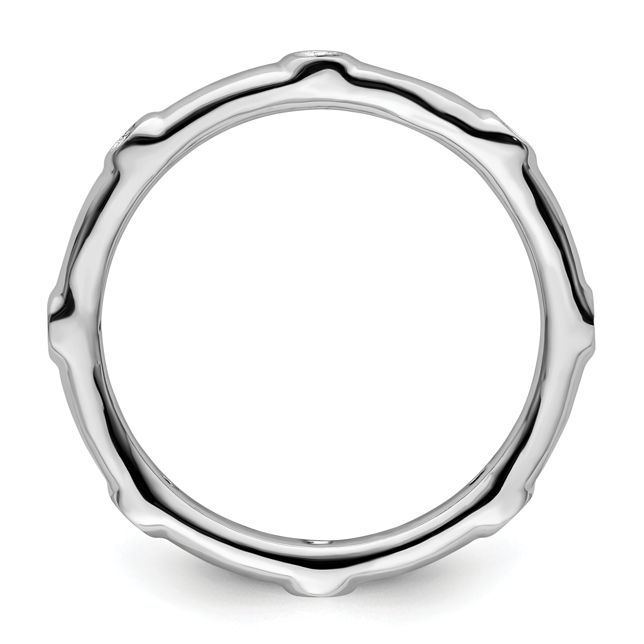 Sterlingsilber Stapelbar Expressions Peridot Ring