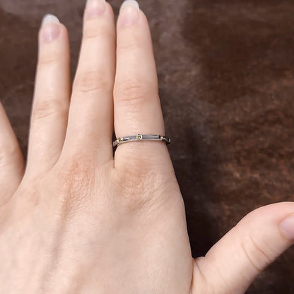 Sterlingsilber Stapelbar Expressions Citrin Ring