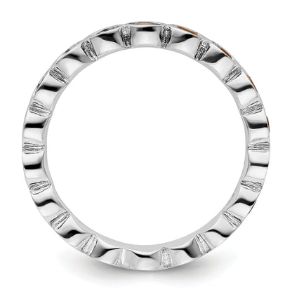 Sterlingsilber Stapelbar Expressions Citrin Ring