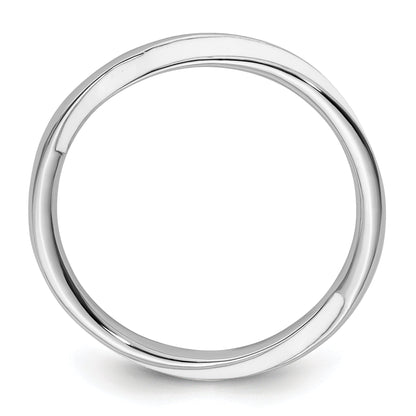 Sterlingsilber Stapelbar Expressions Gedreht Weiß Emailliert Ring