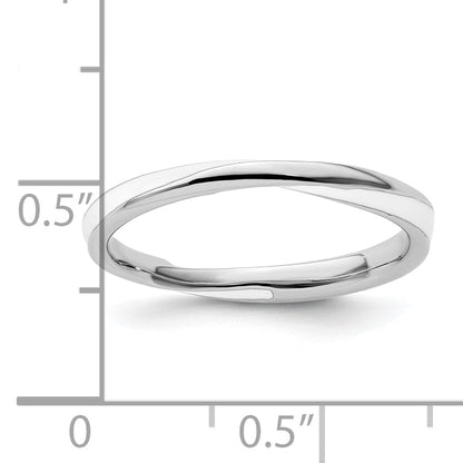 Sterlingsilber Stapelbar Expressions Gedreht Weiß Emailliert Ring