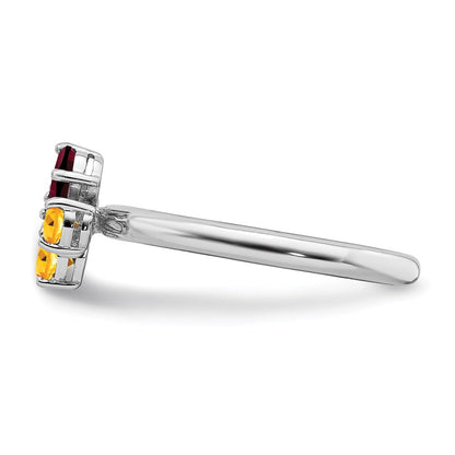 Sterlingsilber Stapelbar Expressions Poliert Ci & Ga Schmetterling Ring