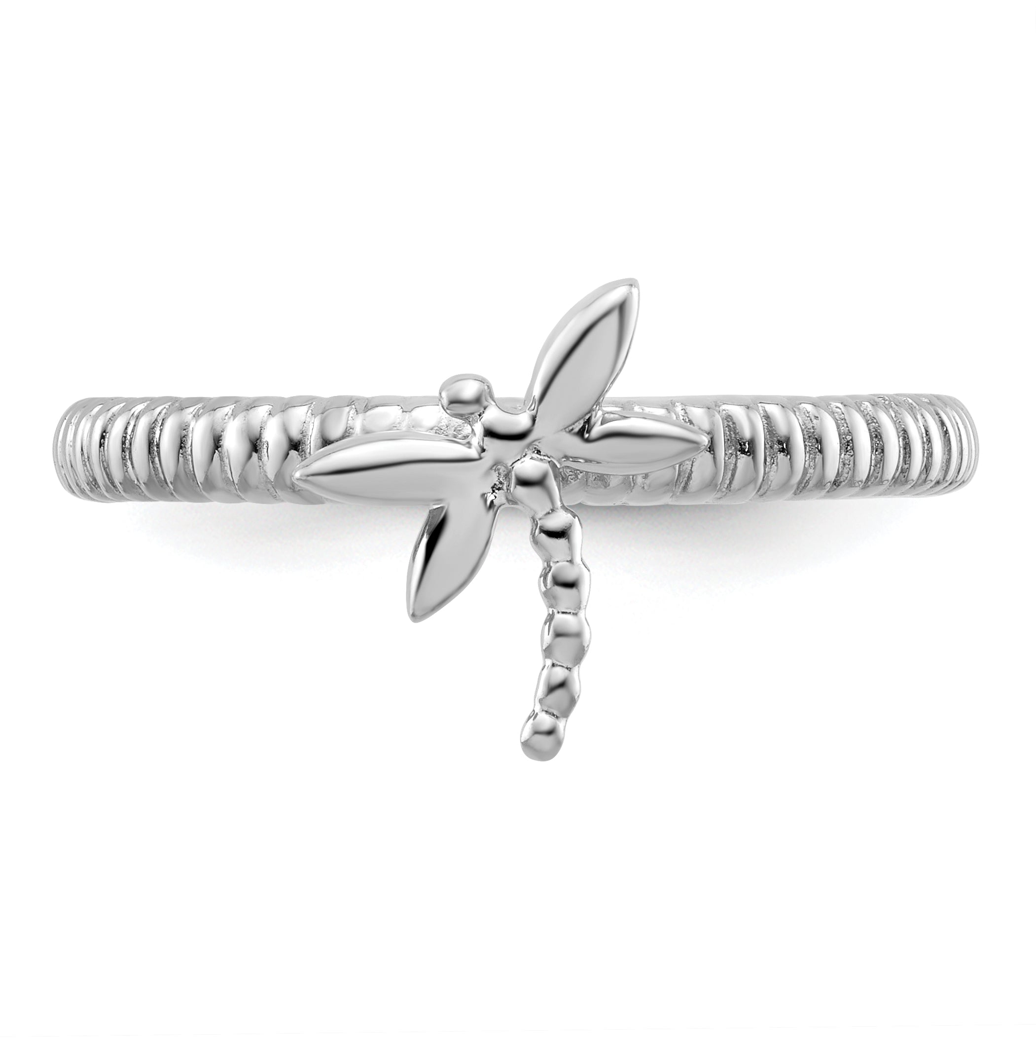 Sterlingsilber Stapelbar Expressions Libelle Ring