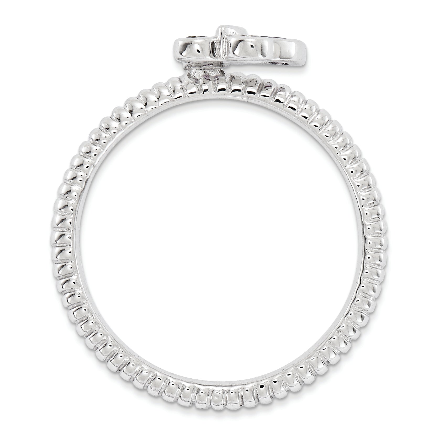 Sterlingsilber Stapelbar Expressions Blautopas & Citrin Schmetterling Ring