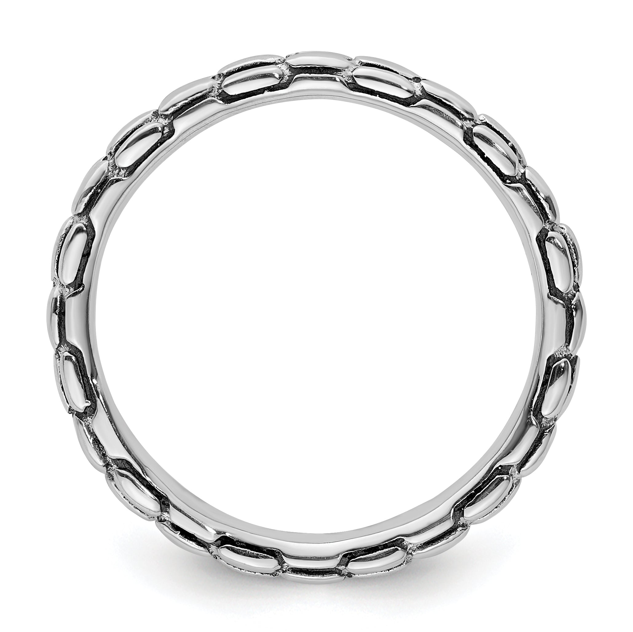 Sterlingsilber Stapelbar Expressions Antikisiert Ring