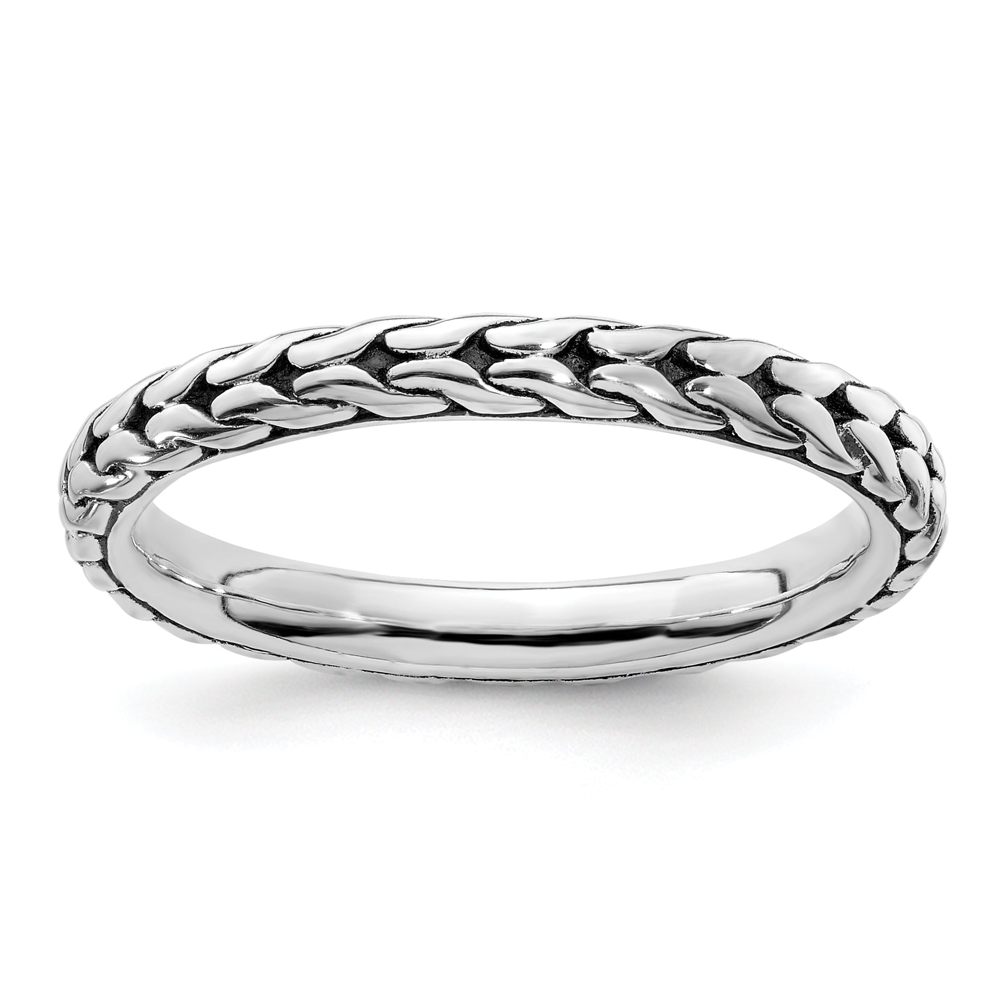Sterlingsilber Stapelbar Expressions Antikisiert Ring