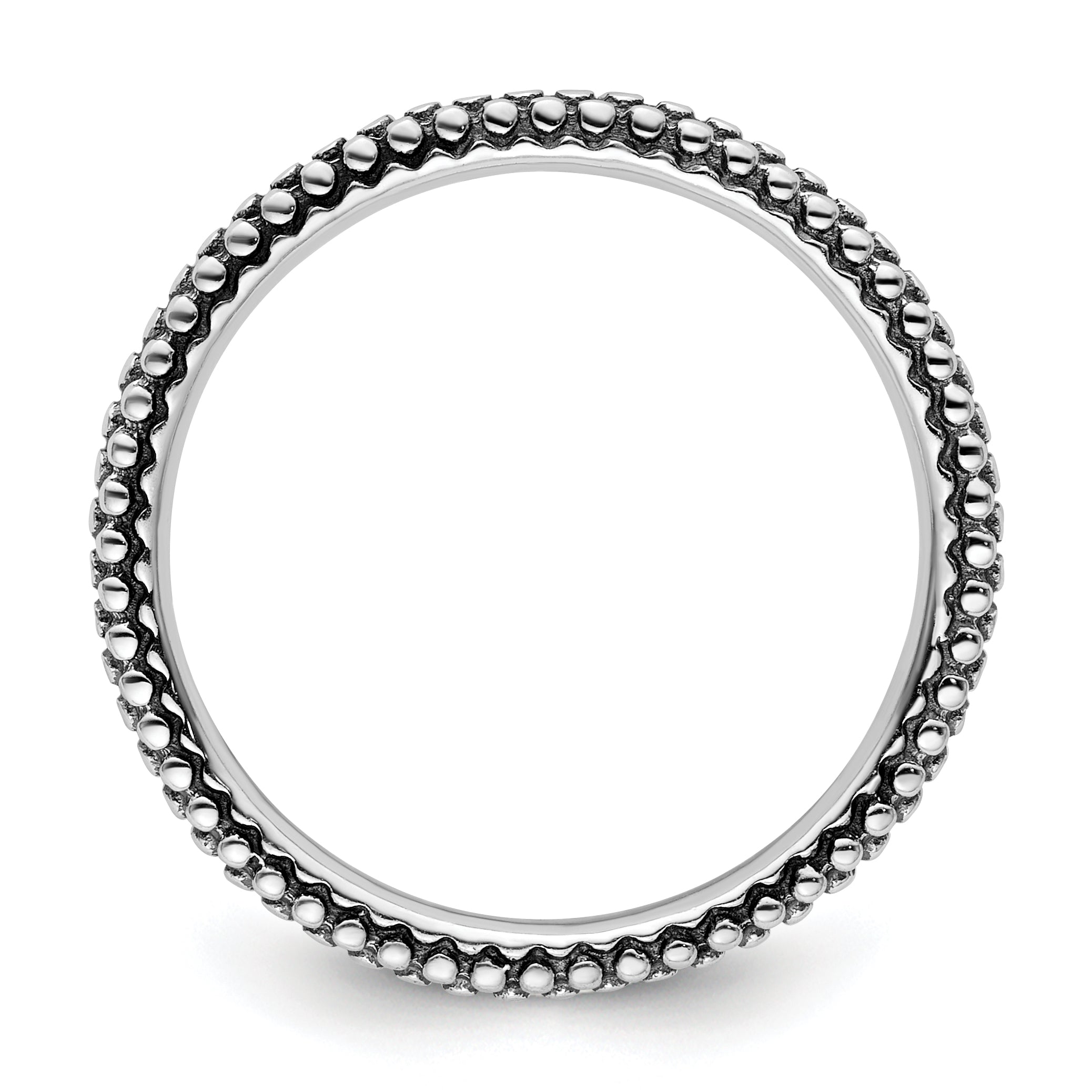 Sterlingsilber Stapelbar Expressions Antikisiert Ring