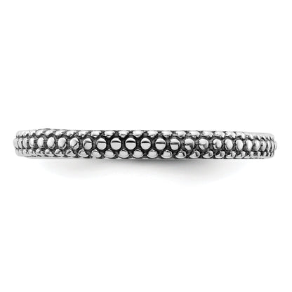 Sterlingsilber Stapelbar Expressions Antikisiert Ring