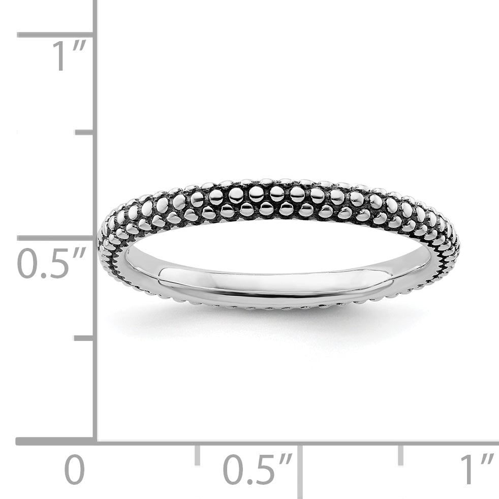Sterlingsilber Stapelbar Expressions Antikisiert Ring