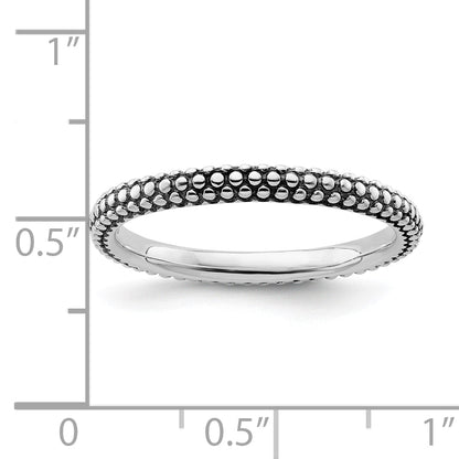 Sterlingsilber Stapelbar Expressions Antikisiert Ring