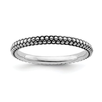 Sterlingsilber Stapelbar Expressions Antikisiert Ring