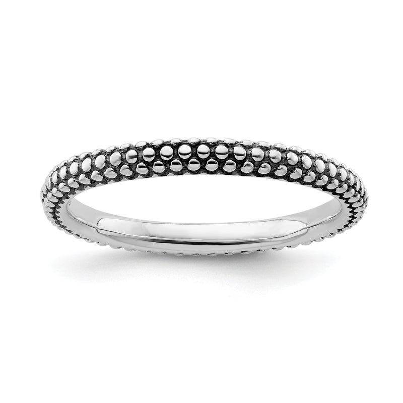 Sterlingsilber Stapelbar Expressions Antikisiert Ring