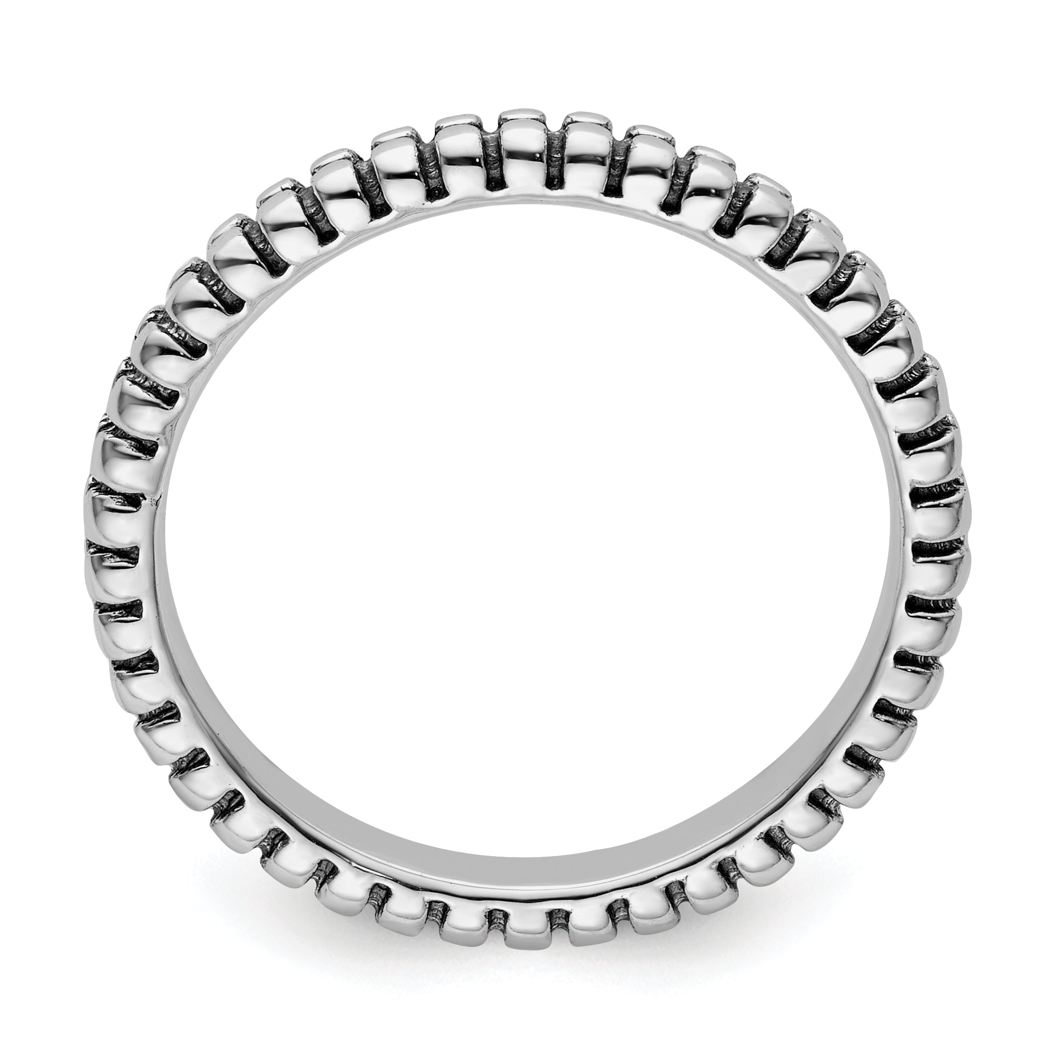 Sterlingsilber Stapelbar Expressions Antikisiert Ring